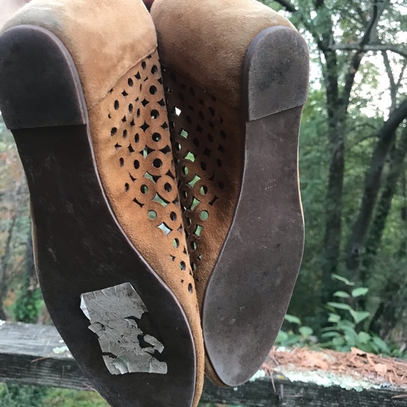 Jeffrey Campbell Brown Wedge Kisses Heels - Picture 10 of 11